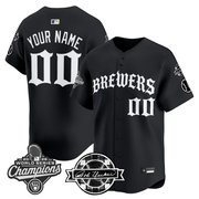 Milwaukee Brewers 2026 World Series Champions Vapor Premier Limited Custom Jersey - Old English Edition - All Stitched