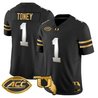 Men's Miami Hurricanes 2026 Florida Patch Gold Vapor Limited Jersey - All Stitched