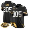 Men's Miami Hurricanes 2026 Florida Patch Gold Vapor Limited Jersey - All Stitched
