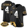 Men's Miami Hurricanes 2026 Florida Patch Gold Vapor Limited Jersey - All Stitched