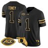 Men's Miami Hurricanes 2026 Florida Patch Gold Vapor Limited Jersey - All Stitched