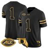 Men's Miami Hurricanes 2026 Florida Patch Gold Vapor Limited Jersey - All Stitched