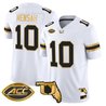 Men's Miami Hurricanes 2026 Florida Patch Gold Vapor Limited Jersey - All Stitched