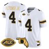 Men's Miami Hurricanes 2026 Florida Patch Gold Vapor Limited Jersey - All Stitched