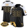 Men's Miami Hurricanes 2026 Florida Patch Gold Vapor Limited Jersey - All Stitched