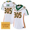 Women's Miami Hurricanes 2001 Throwback Vapor Limited Jersey - All Stitched