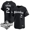 Men's Milwaukee Brewers 2026 World Series Vapor Premier Limited Jersey - Gothic Edition - All Stitched