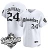 Men's Milwaukee Brewers 2026 World Series Vapor Premier Limited Jersey - Gothic Edition - All Stitched