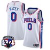Men's Philadelphia 76ers Swingman Jersey - 24th Season Patch - All Stitched