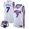 Men's Philadelphia 76ers Swingman Jersey - 24th Season Patch - All Stitched