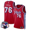 Men's Philadelphia 76ers Swingman Jersey - 24th Season Patch - All Stitched