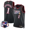 Men's Philadelphia 76ers Swingman Jersey - 24th Season Patch - All Stitched