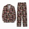 San Francisco 49ers Long Sleeve Satin Pajama Set V3