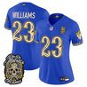 Women's Los Angeles Rams Día de los Muertos Vapor Limited Jersey - All Stitched