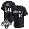 Men's Milwaukee Brewers 2026 World Series Champions Vapor Premier Limited Jersey - Gothic Edition - All Stitched