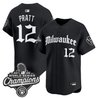 Men's Milwaukee Brewers 2026 World Series Champions Vapor Premier Limited Jersey - Gothic Edition - All Stitched