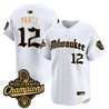 Men's Milwaukee Brewers 2026 World Series Champions Vapor Premier Limited Jersey - Gothic Edition - All Stitched