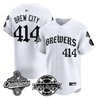 Men's Milwaukee Brewers 2026 World Series Champions Vapor Premier Limited Jersey - Old English Edition - All Stitched
