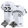 Men's Milwaukee Brewers 2026 World Series Champions Vapor Premier Limited Jersey - Old English Edition - All Stitched