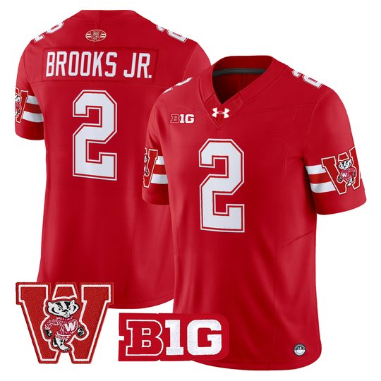 Men's Wisconsin Badgers Throwback Vapor Limited Jersey - All Stitched