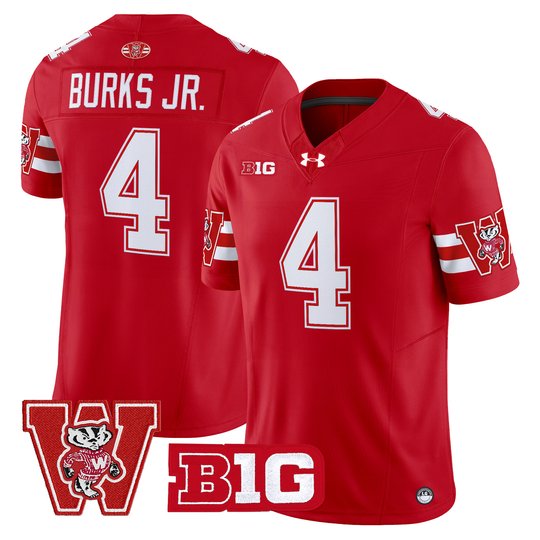 Men's Wisconsin Badgers Throwback Vapor Limited Jersey - All Stitched