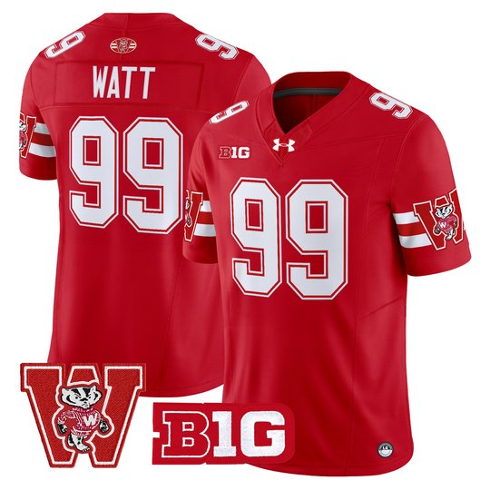 Men's Wisconsin Badgers Throwback Vapor Limited Jersey - All Stitched