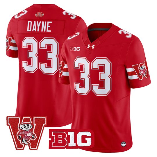 Men's Wisconsin Badgers Throwback Vapor Limited Jersey - All Stitched