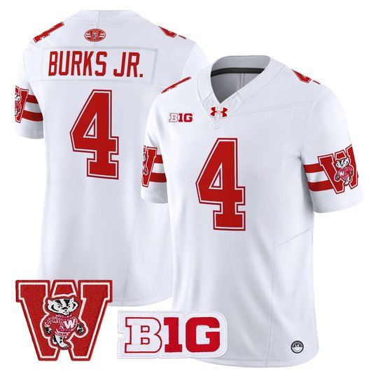 Men's Wisconsin Badgers Throwback Vapor Limited Jersey - All Stitched