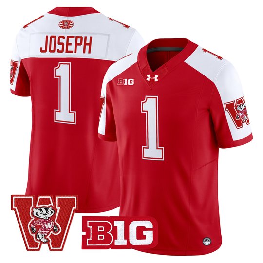 Men's Wisconsin Badgers Throwback Vapor Limited Jersey - All Stitched
