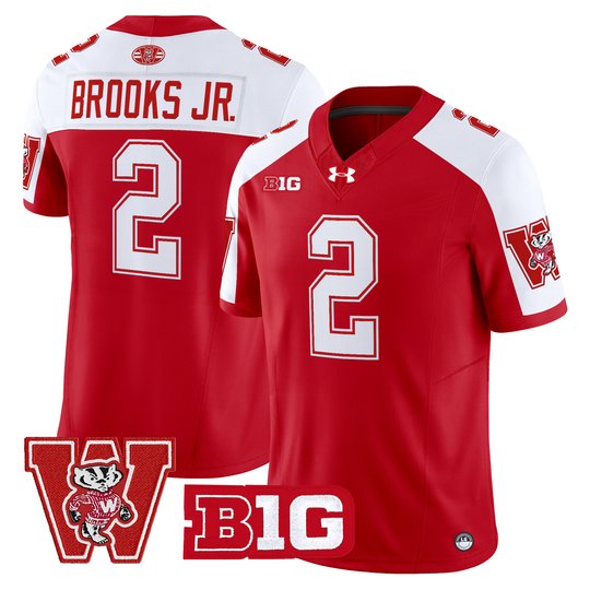 Men's Wisconsin Badgers Throwback Vapor Limited Jersey - All Stitched