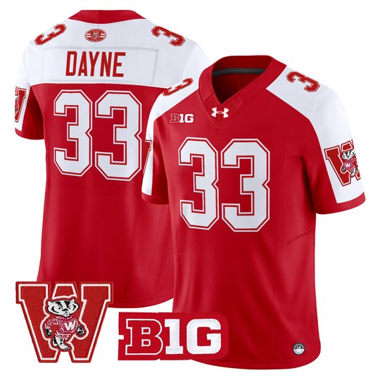 Men's Wisconsin Badgers Throwback Vapor Limited Jersey - All Stitched