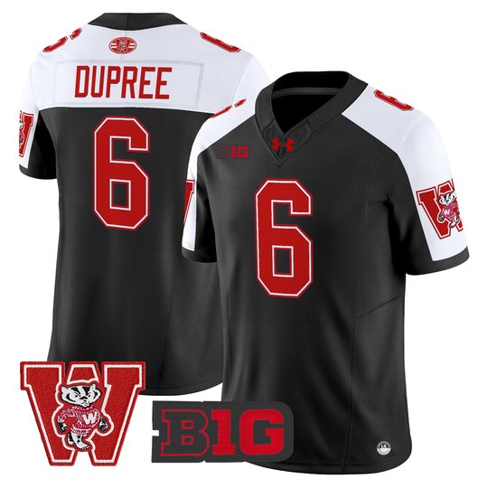 Men's Wisconsin Badgers Throwback Vapor Limited Jersey - All Stitched