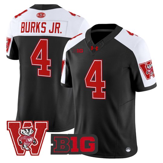 Men's Wisconsin Badgers Throwback Vapor Limited Jersey - All Stitched