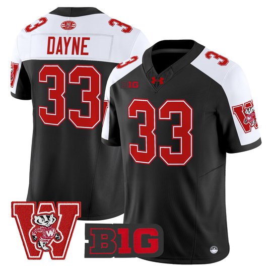 Men's Wisconsin Badgers Throwback Vapor Limited Jersey - All Stitched