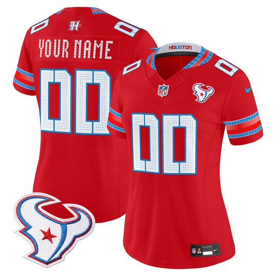 Houston Texans 2026 "Rivalries" Vapor Limited Custom Jersey - All Stitched