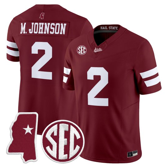 Men's Mississippi State Bulldogs 2026 Vapor Limited Jersey - All Stitched