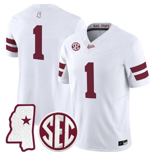 Men's Mississippi State Bulldogs 2026 Vapor Limited Jersey - All Stitched