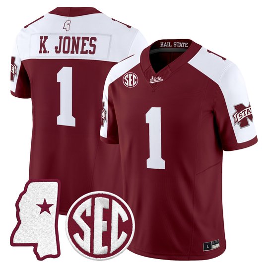 Men's Mississippi State Bulldogs 2026 Vapor Limited Jersey - All Stitched