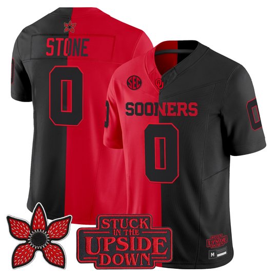 Men's Oklahoma Sooners 'Stranger Things Edition' Vapor Limited Jersey - All Stitched