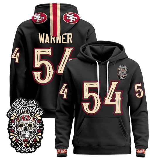Men's San Francisco 49ers Día de los Muertos Premium Pullover Hoodie - All Stitched