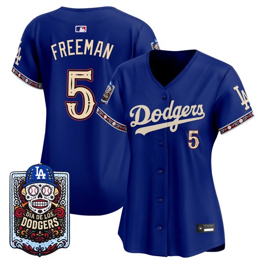 Women's Los Angeles Dodgers Día de los Muertos Vapor Premier Limited Jersey - Stitched