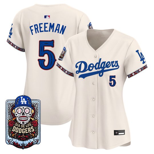 Women's Los Angeles Dodgers Día de los Muertos Vapor Premier Limited Jersey - Stitched