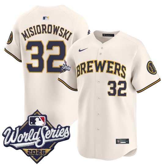 Men's Milwaukee Brewers 2026 World Series Vapor Premier Limited Jersey - All Stitched