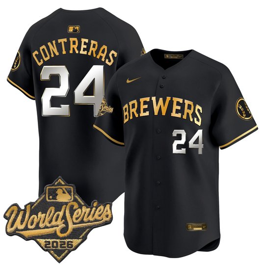 Men's Milwaukee Brewers 2026 World Series Vapor Premier Limited Jersey - All Stitched