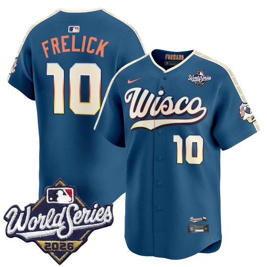 Men's Milwaukee Brewers 2026 World Series Vapor Premier Limited Jersey V2 - All Stitched