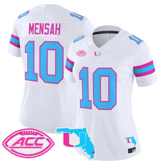 Women's Miami Hurricanes Vice City Vapor Limited Jersey - All Stitched