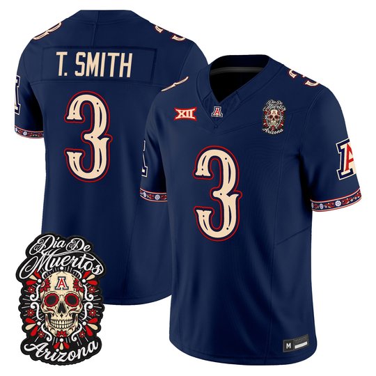 Men's Arizona Wildcats Día de los Muertos Vapor Limited Jersey - All Stitched