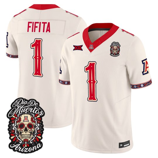 Men's Arizona Wildcats Día de los Muertos Vapor Limited Jersey - All Stitched