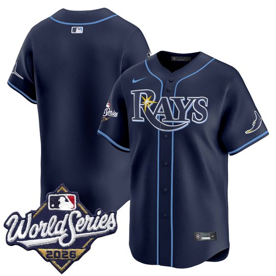 Men's Tampa Bay Rays 2026 World Series Vapor Premier Limited Jersey - All Stitched