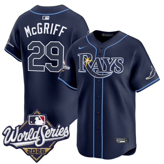 Men's Tampa Bay Rays 2026 World Series Vapor Premier Limited Jersey - All Stitched